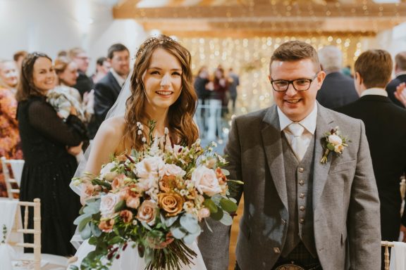 Modern Romanic wedding bouquet